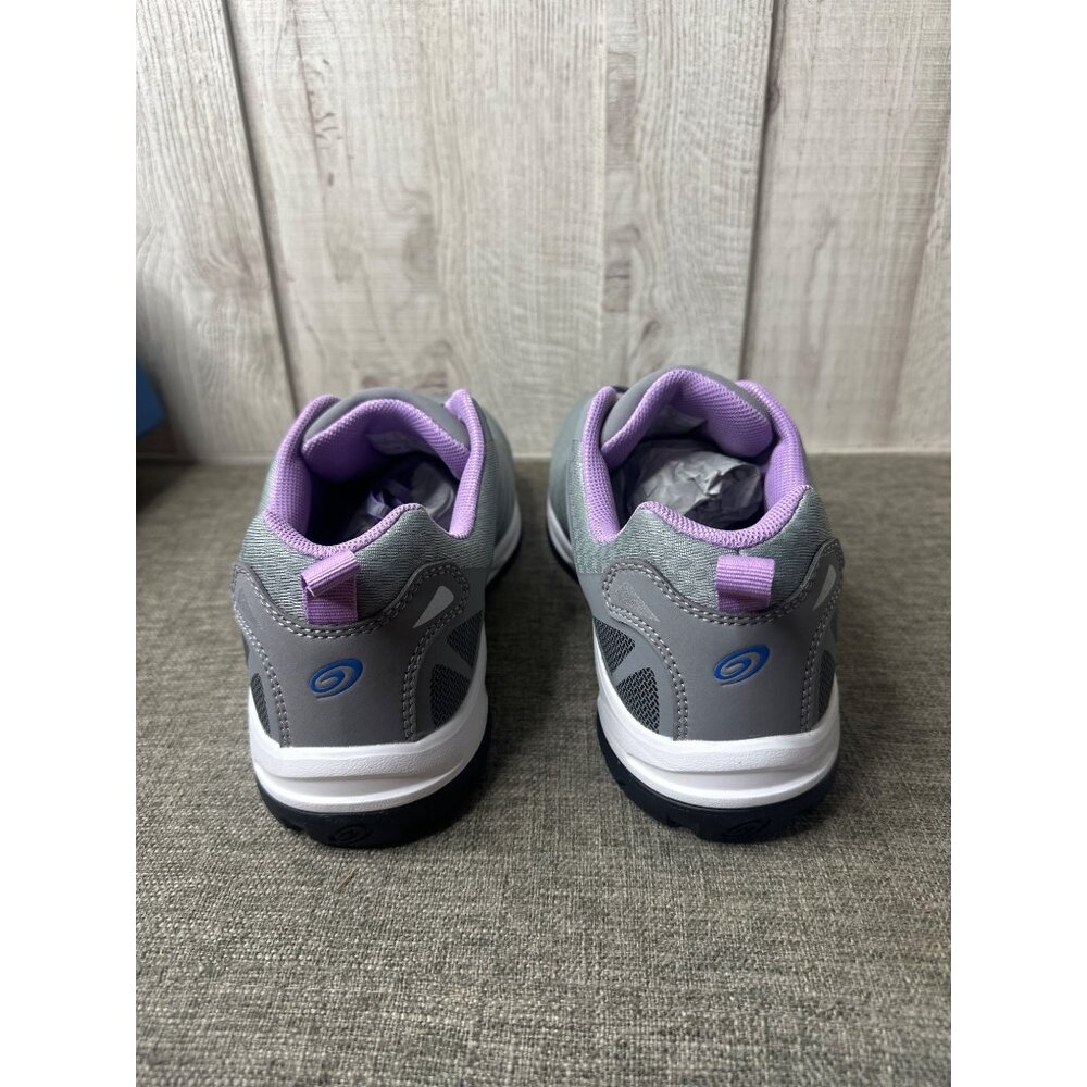 Nautilus Womens Size 11 D Steel Toe Athletic Work Shoes Gray & Purple - Picture 3 of 9